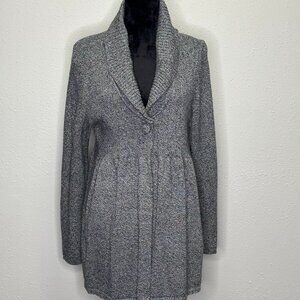 Alfani Woman Gray Knit Cardigan Sweater Jacket - 2X